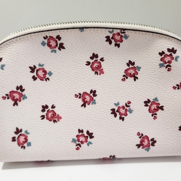 COACH Cosmetic Pouch/Bag - Floral and Cream - Picture 2 of 6